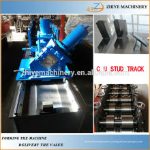 Metal galvanizado Perfis de Omega Máquina formadora de rolos Fabricante chinês